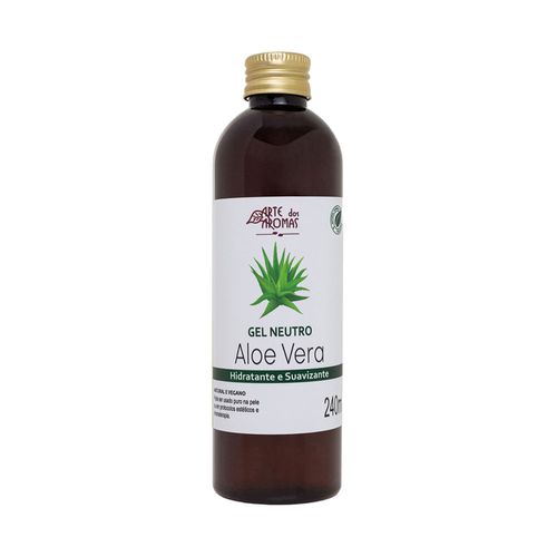 Gel Neutro de Aloe Vera Hidratante e Suavizante 240ml – Arte dos Aromas