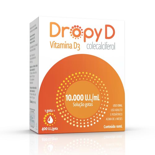 Dropy D 10.000ui Frasco Com 10ml
