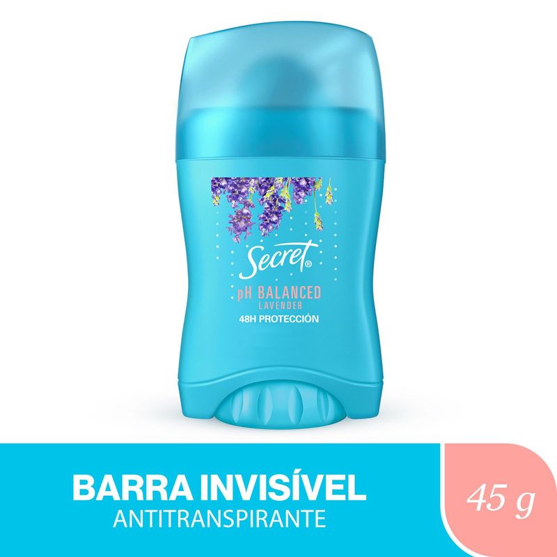 61048-Desodorante-Antitranspirante-em-Barra-Secret-Aroma-de-Lavanda-com-pH-Balanceado-45g-1