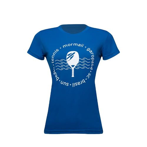 Camiseta mormaii manga curta feminina beach tennis sun Azul-marinho GG