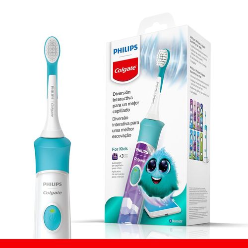 Escova De Dente Elétrica Philips Colgate Sonicpro Kids 1 Unid