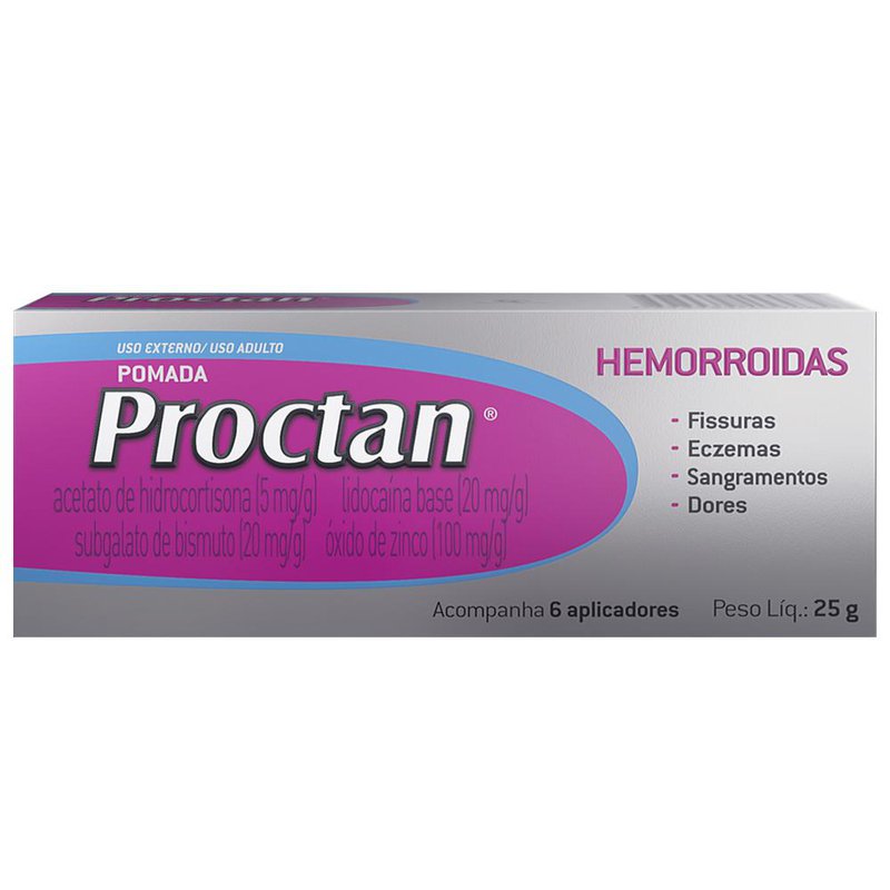 Proctan-Pomada-Para-Hemorroidas-Proporciona-Alivio-Rapido-Das-Dores-E-Incomodo-25g---6-Aplicadores