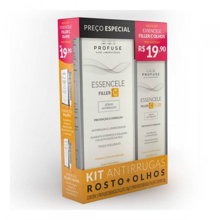 Kit-Essencele-Filler-C-Profuse-30g---Essencele-Filler-C-Olhos-Profuse-15g