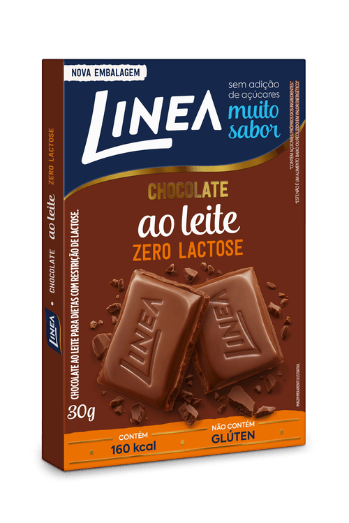 Chocolate Linea Ao Leite Diet Zero Lactose 30g