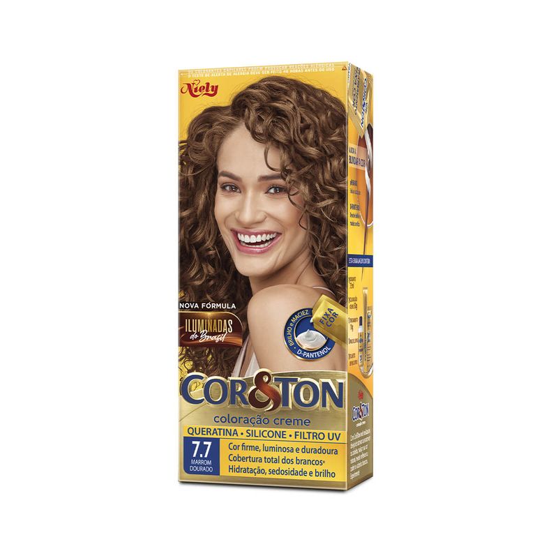 Tintura-Cor-Ton-Niely-kit-7.7-Marron-Dourado
