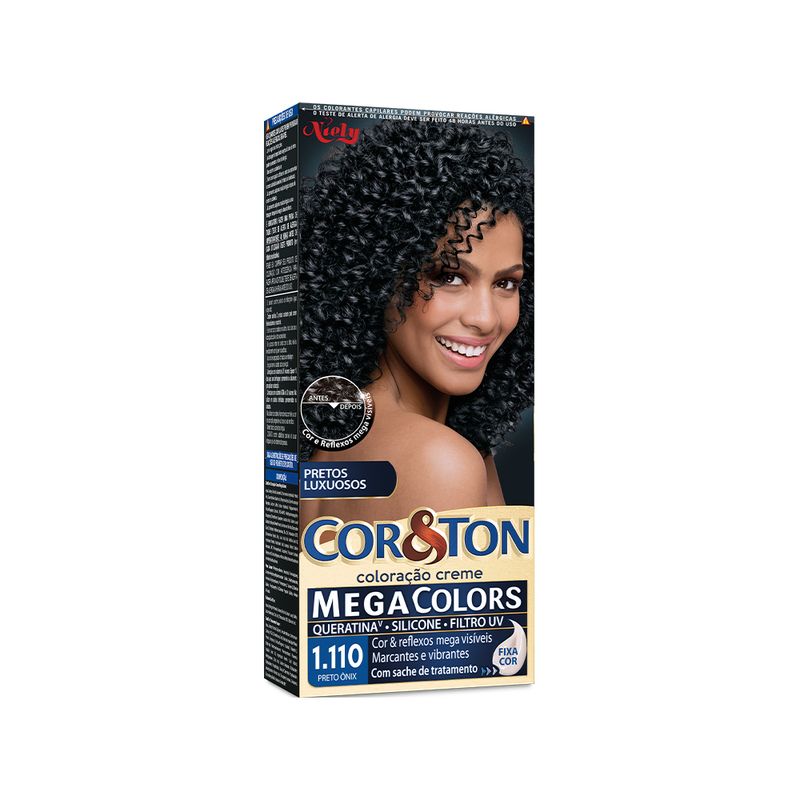 Tintura-Cor-Ton-Niely-mini-kit-Mega-Colors-1.110-Preto-Onix