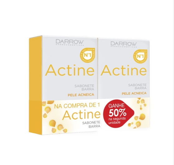 Actine-Sabonete-Pele-Acneica-80g-Com-Desconto-De-50--Na-2ª-Unidade