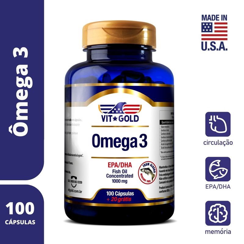 Omega-3-1000mg-Com-100-Comprimidos-Vitgold