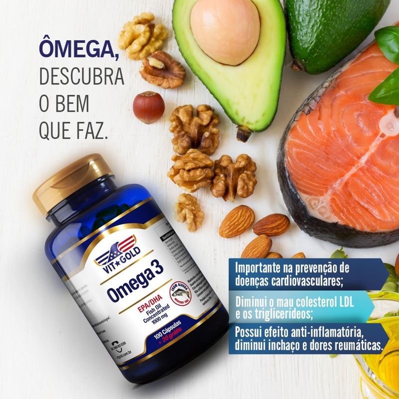 Omega-3-1000mg-Com-100-Comprimidos-Vitgold