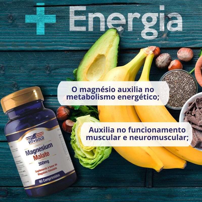 Magnesium-Malate-350mg-Com-60-Comprimidos-Vitagold