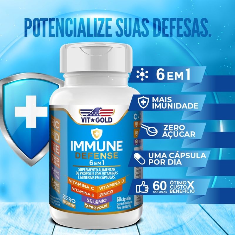 Multivitaminico-Immune-Defense-Com-Propolis-Vitgold-60-Caps.