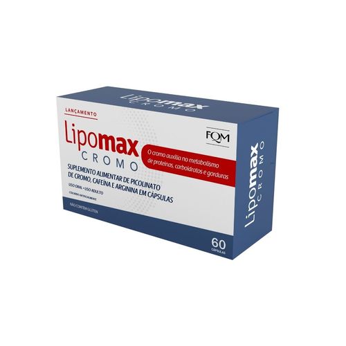 Lipomax Cromo Com 60 Capsulas