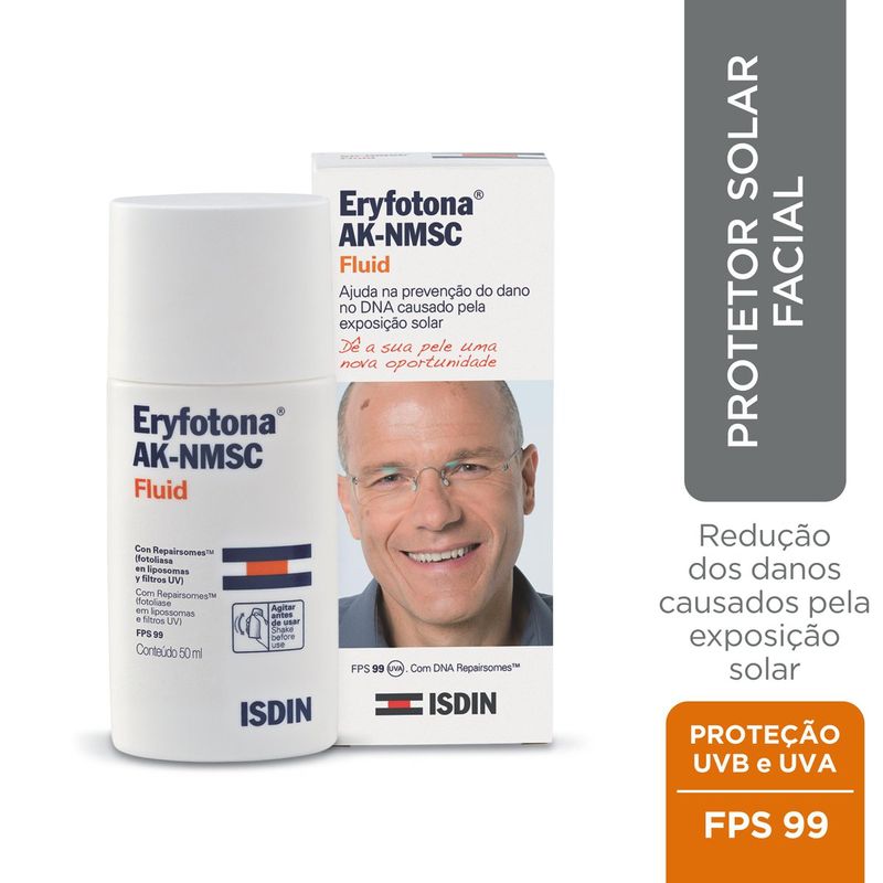 Protetor-Solar-Isdin-Eryfotona-AK-NMSC-Fluid-FPS-99-50ml