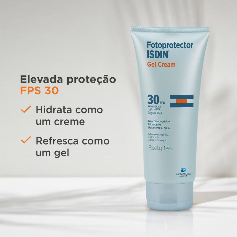 Protetor-Solar-Corporal-Isdin-Gel-Cream-Fps-30---192g