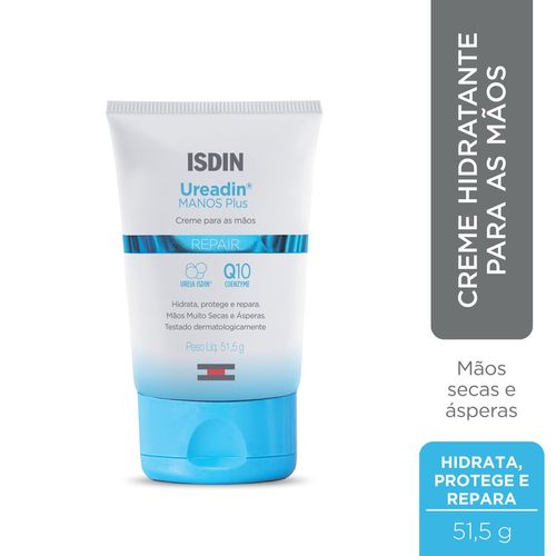 Hidratante Reparador Para As Mãos Isdin Ureadin Manos Com 51,5g