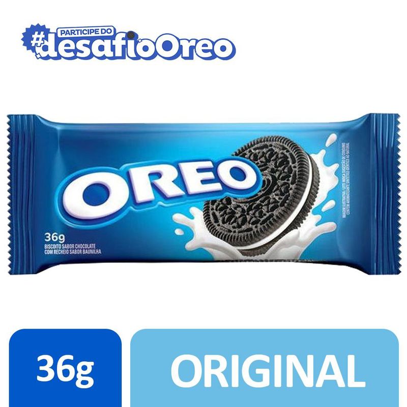 Biscoito Recheado Oreo 36G Original - Supermercado Mais Perto