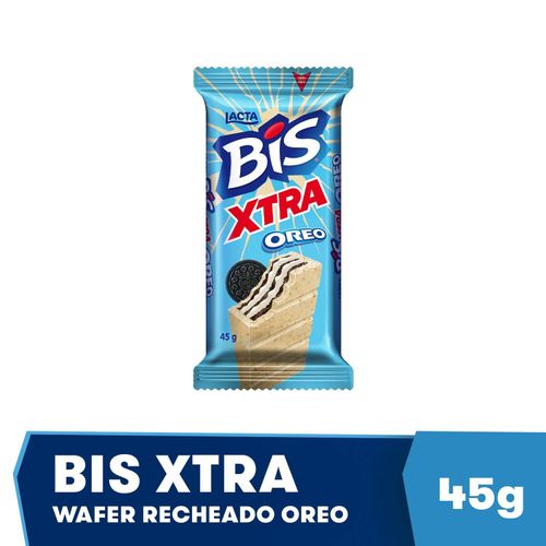 Chocolate Bis Lacta Xtra Oreo 45g