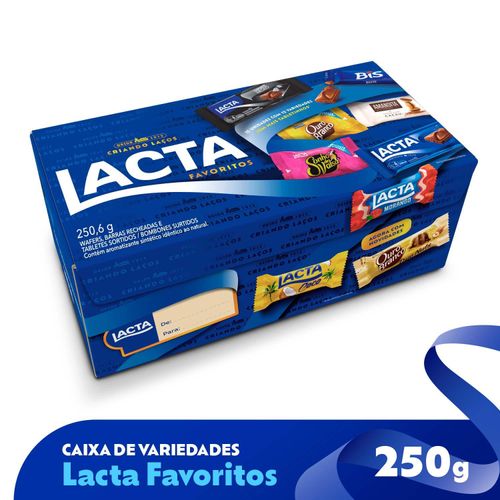Caixa De Bombons Chocolate Lacta Favoritos 250g