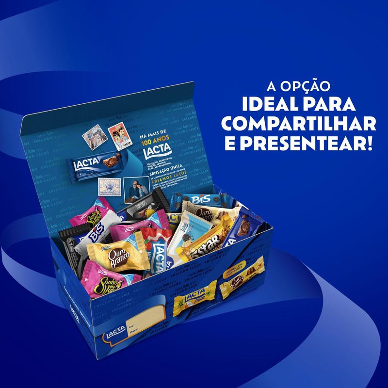 Caixa De Bombons Chocolate Lacta Favoritos 250g Extrafarma 6266