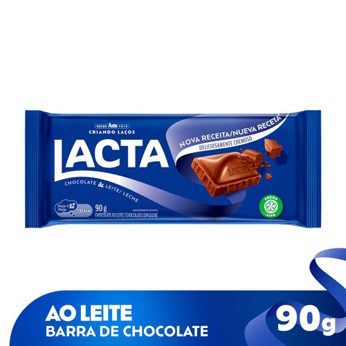 Chocolate Lacta Ao Leite 90g