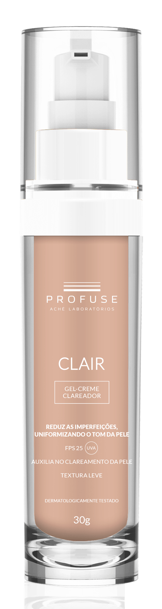 Gel-Creme Clareador Profuse Clair FPS 25 com 30g