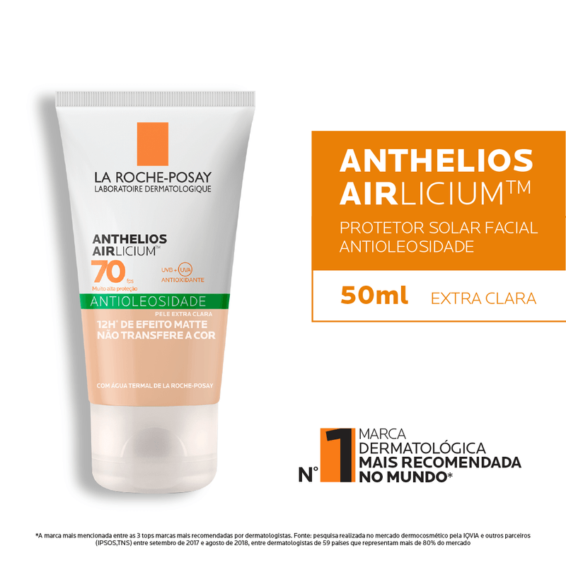 Anthelios Airlicium Fps70 Cor Extra Clara 40g - Pague Menos