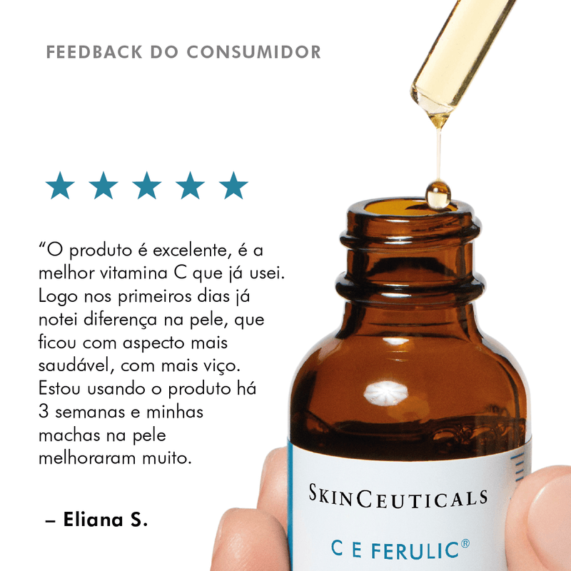 Skinceuticals Serum Antioxidante C E Ferulic 15ml - Pague Menos Skinceuticals Serum Antioxidante C E Ferulic 15ml - Pague Menos
