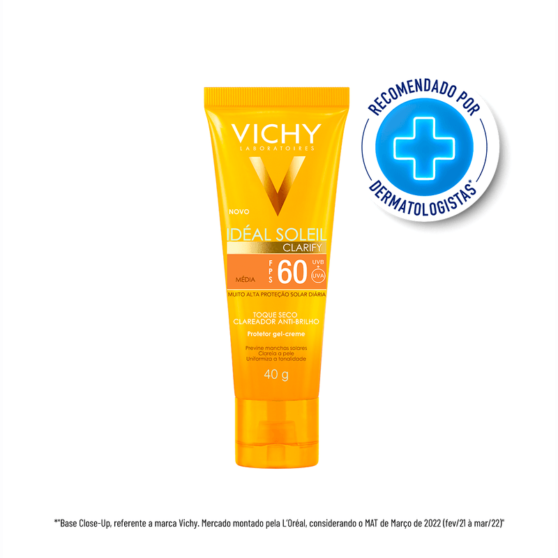 Ideal-Soleil-Clarify-Vichy-Cor-Media-Fps60-Toque-Seco-Gel-Creme-40g
