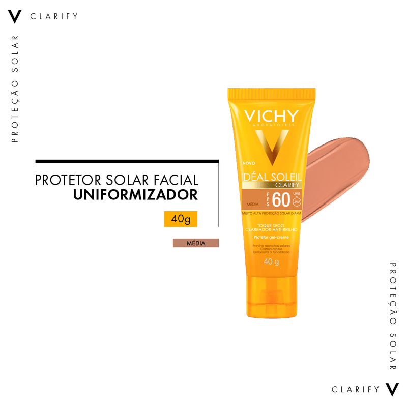 Ideal-Soleil-Clarify-Vichy-Cor-Media-Fps60-Toque-Seco-Gel-Creme-40g