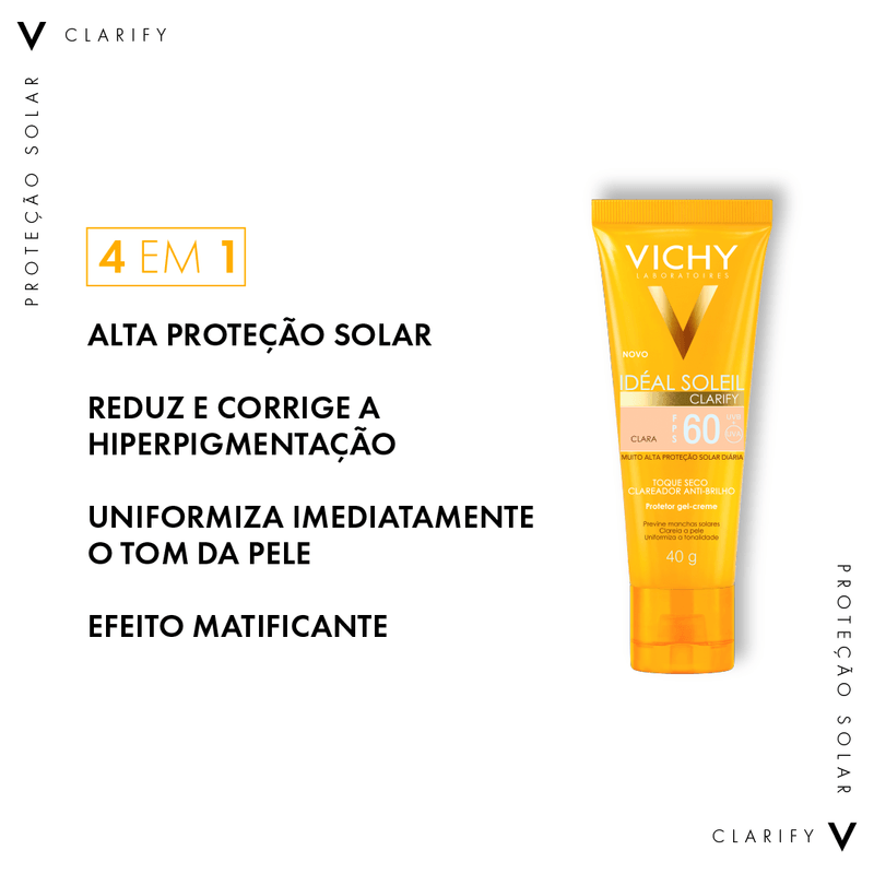 Ideal-Soleil-Clarify-Vichy-Cor-Media-Fps60-Toque-Seco-Gel-Creme-40g