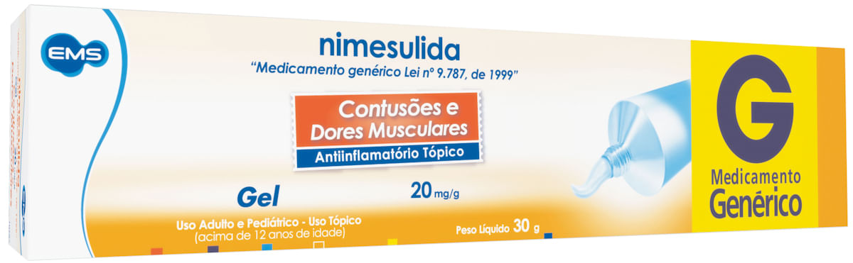 Nimesulida 100mg com 12 comprimidos - Ems
