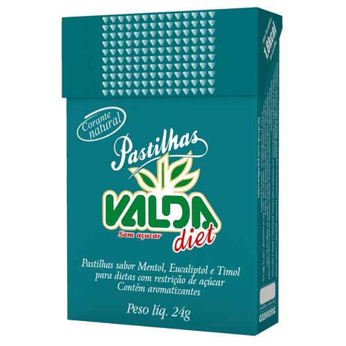 Pastilha Valda Fliptop Diet - 24g