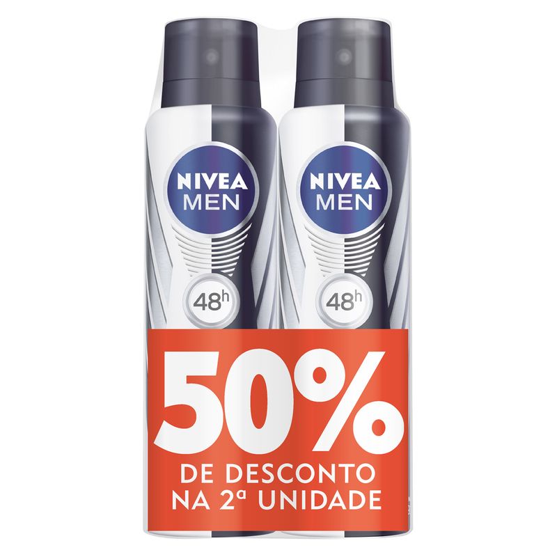 kit-com-2-desodorantes-nivea-men-invisivle-black-white-aerossol-91g-com-50porcento-de-desconto-na-2-unidade-principal