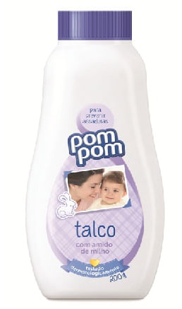 Talco Pompom Infantil 200g