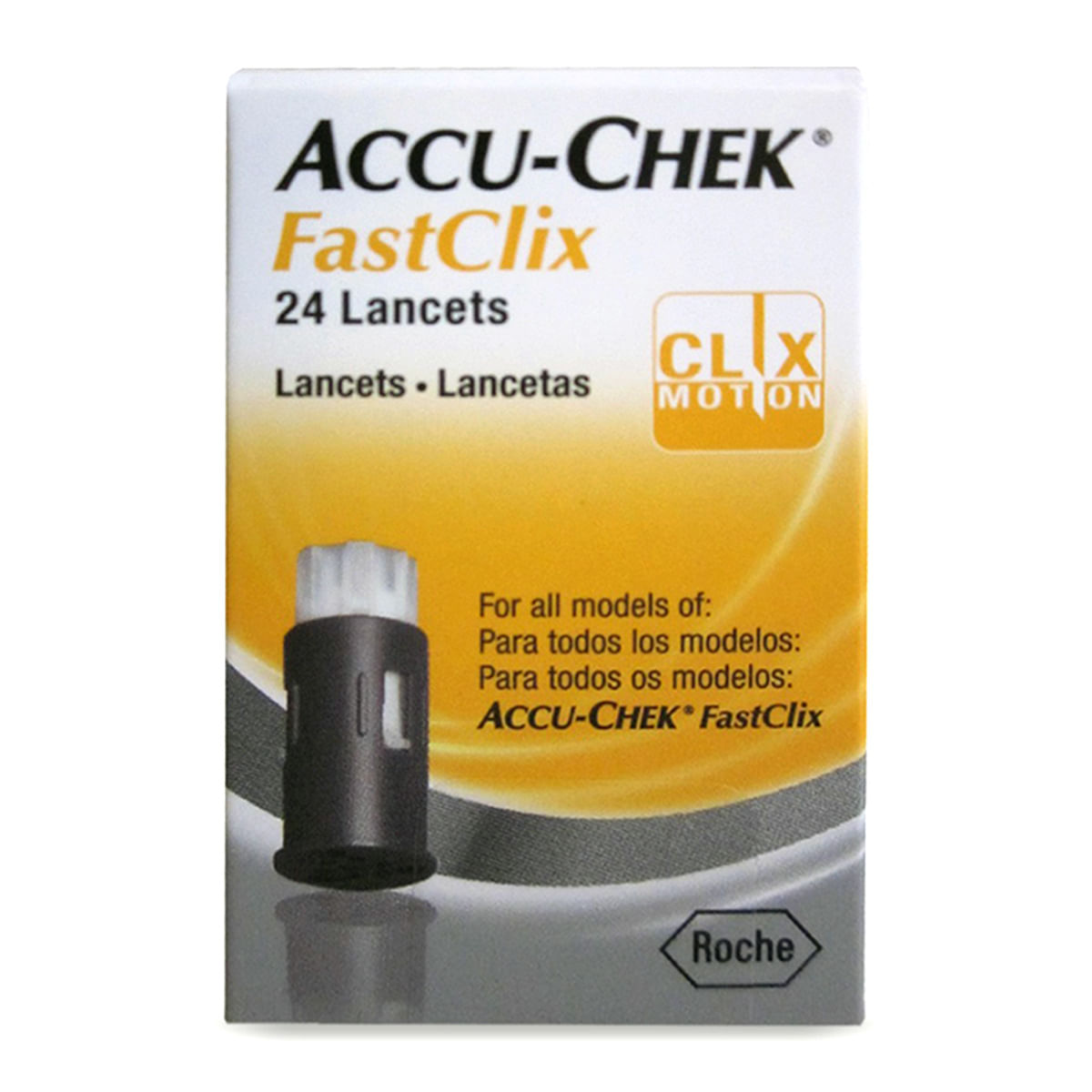 Lanceta Fastclix Accu-chek Com 24 Unidades Menor preço em Lanceta Fastclix Accu-chek Com 24 Unidades