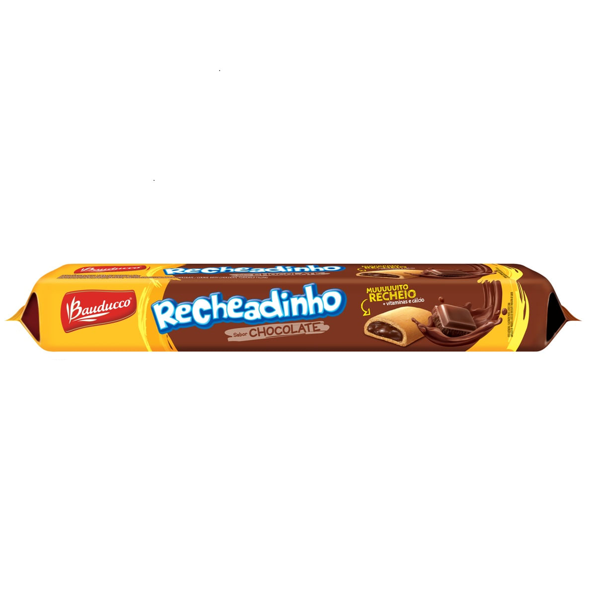 Biscoito Bauducco Recheado Sabor Duplo Chocolate 65g - Extrafarma