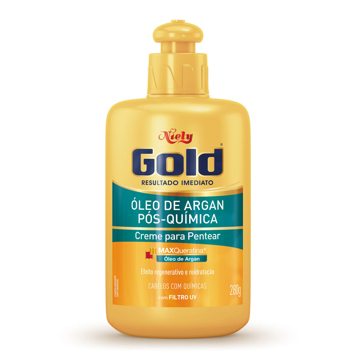 Creme para Pentear Niely Gold 250 gr Pós-Química Poderoso - LojasLivia