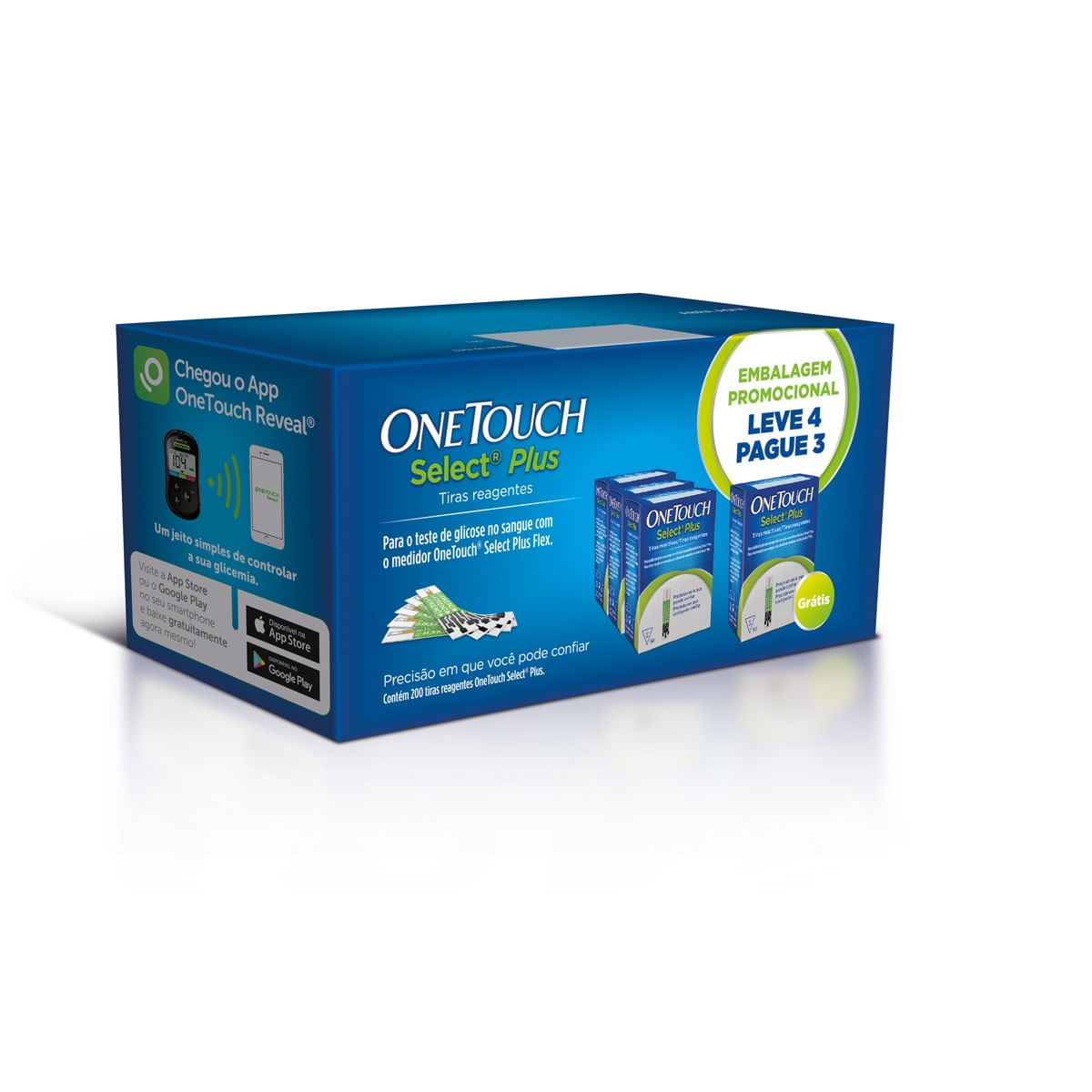 Tiras Reagentes OneTouch Select Plus Leve 4 Pague 3 Menor preço em Tiras Reagentes OneTouch Select Plus Leve 4 Pague 3