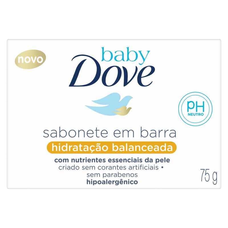 Dove Baby Hidratação Balanceada - Sabonete em Barra 75g