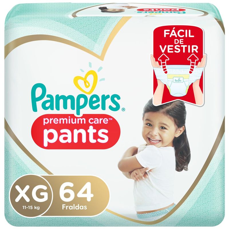 Fralda Pampers Pants Premium Care XG 64 unidades - Pague Menos