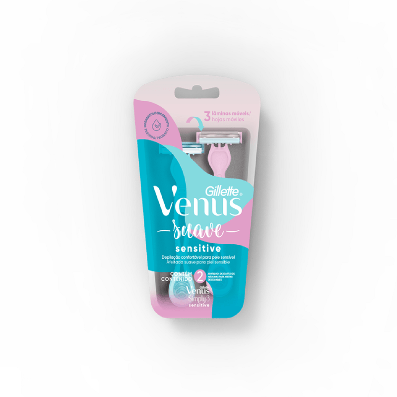 aparelho-para-depilar-gillette-venus-simply-3-sensitive-com-2-unidades-principal