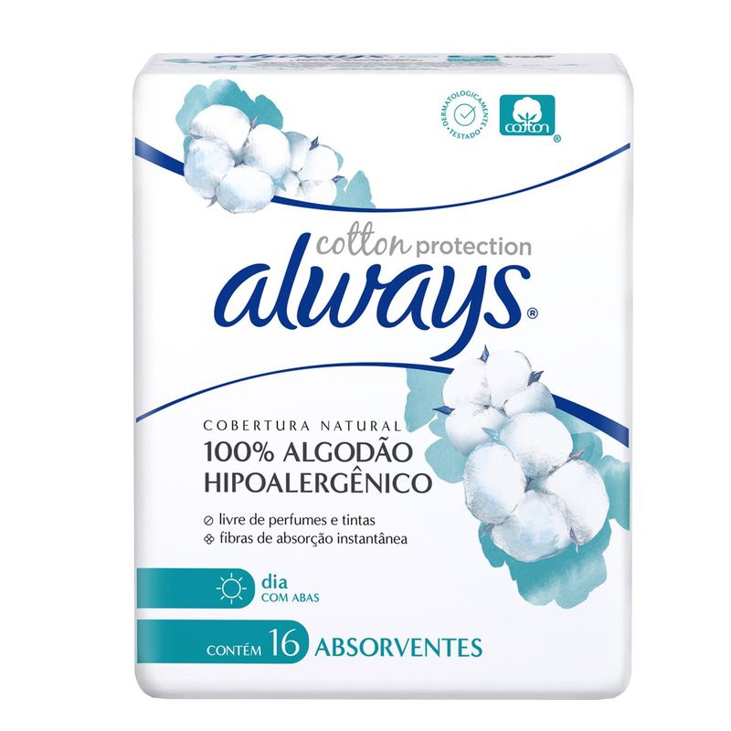 absorvente-always-cotton-protection-dia-com-abas-com-16-unidades-principal