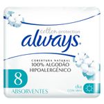absorvente-always-cotton-protection-cobertura-natural-dia-com-abas-com-8-unidades-principal