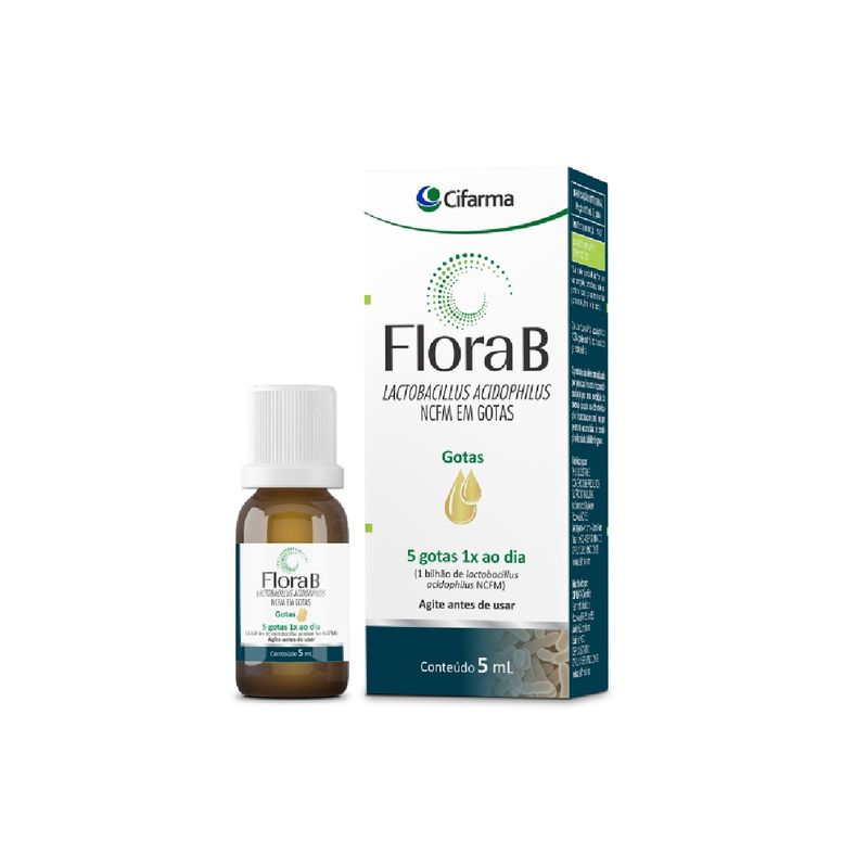 FLORA B GOTAS 5ML - Pague Menos