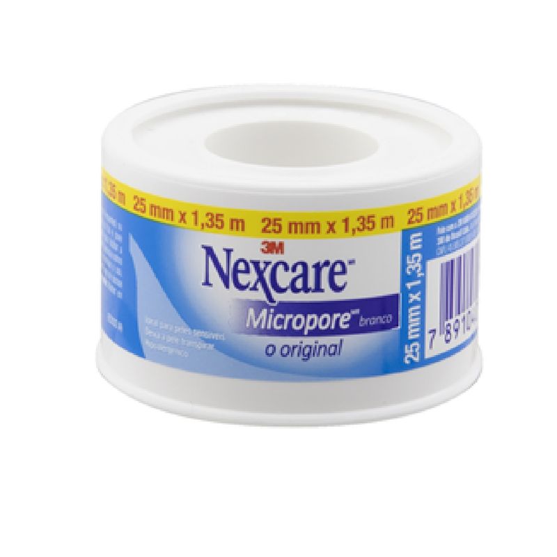 fita-nexcare-micropore-3m-cor-branca-25mm-x-1-35m-principal