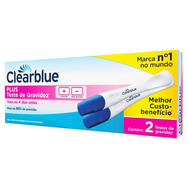 Teste De Gravidez Clearblue Detecção Rápida 2 Unidades - PanVel