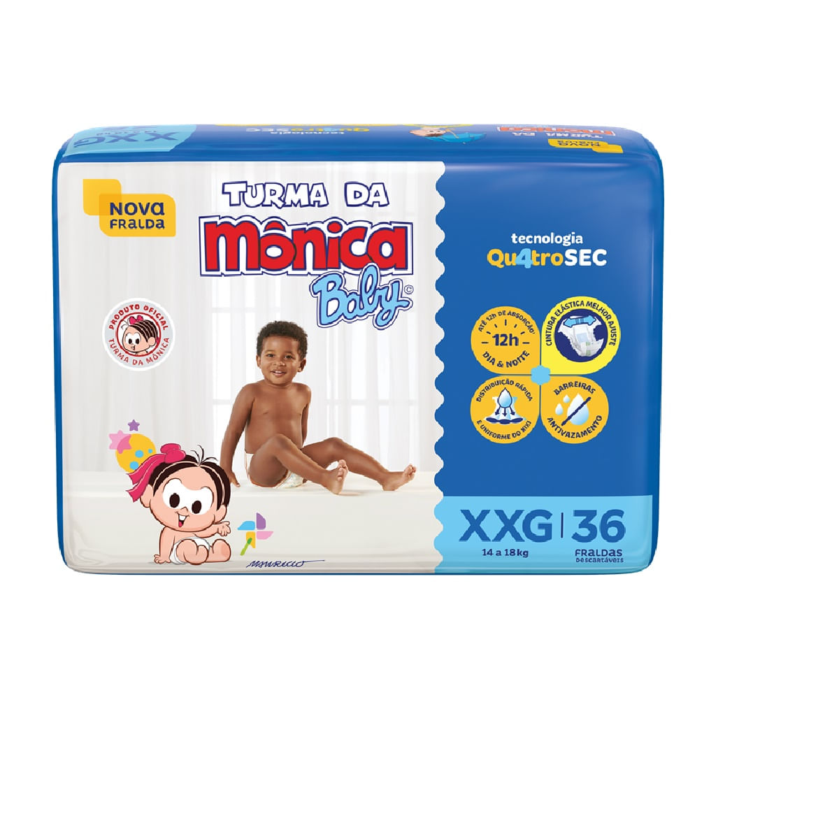 Fralda Turma Da Mônica Baby Giga – Clube Baby Promoções para