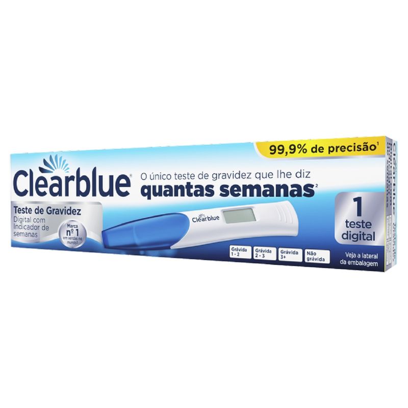 Teste de Gravidez Clearblue Digital com 1 Unidade