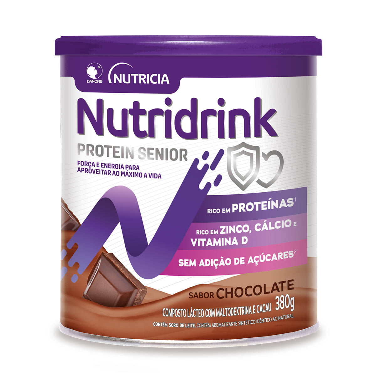 NUTRIDRINK PROTEIN SÊNIOR PÓ CHOCOLATE 380G - Pague Menos