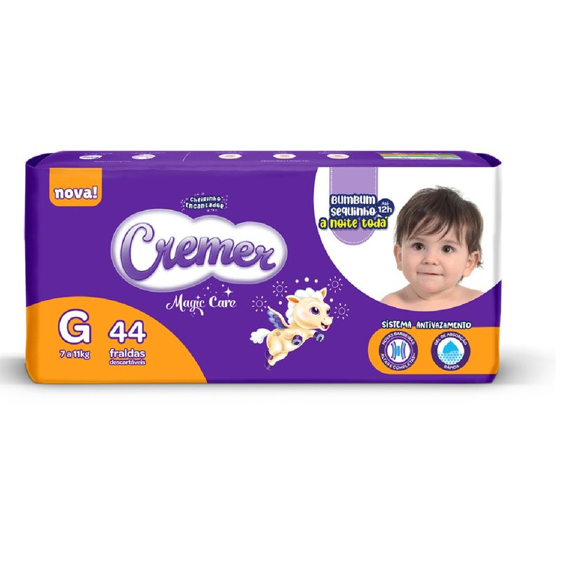 Fralda Pom Pom Clássica Mega M Com 50 Unidades - Carrefour